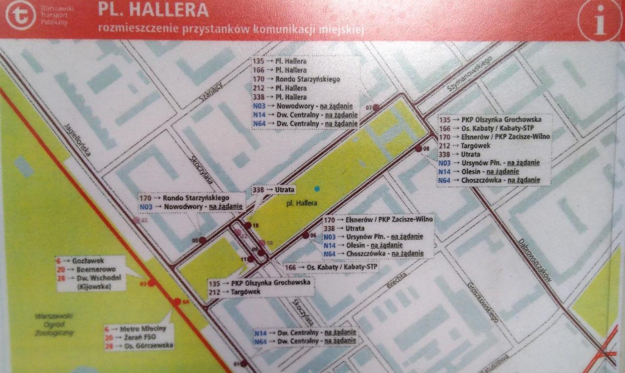 Apartament Hallera Square Warsaw 27M2 Bagian luar foto